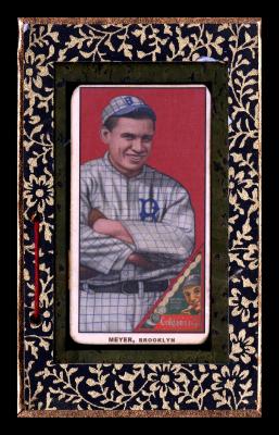 Picture, Helmar Brewing, T206-Helmar Card # 46, Chief Meyers, Arms folded, Brooklyn Dodgers
